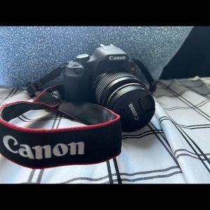 Basically new camera, only used twice. Comes w/ battery charger and 62gb memory